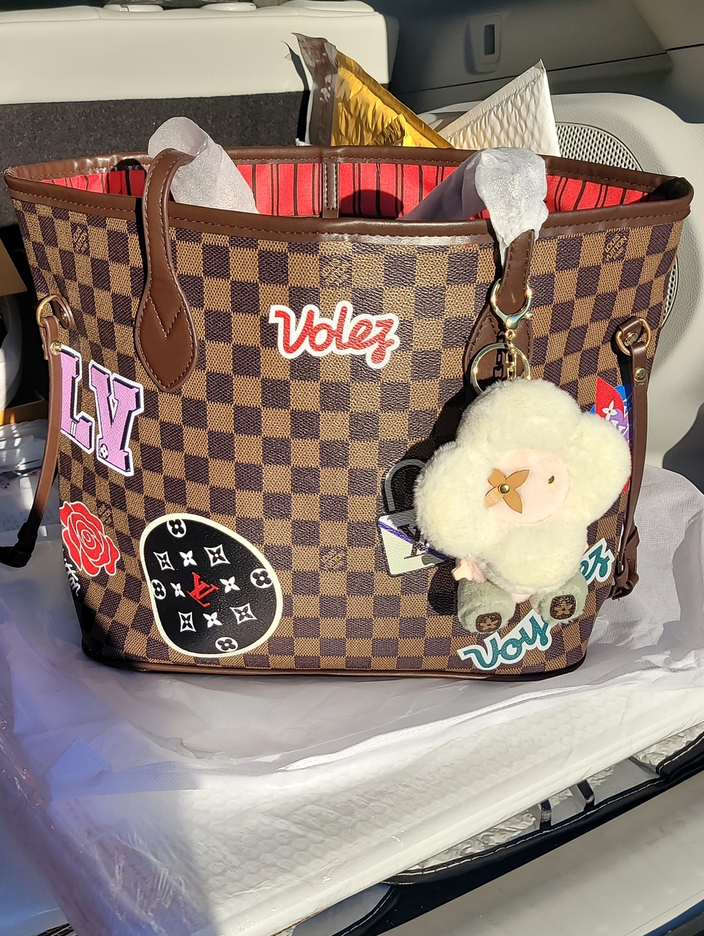 Colorful Neverfull Design Tote ( The Unbranded Brand )